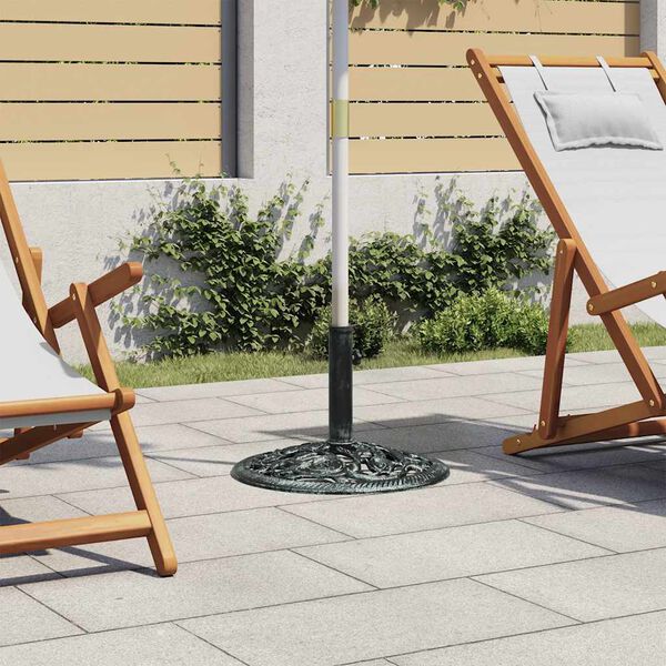 vidaXL Stojalo za senčnik lito železo 12 kg 48 cm