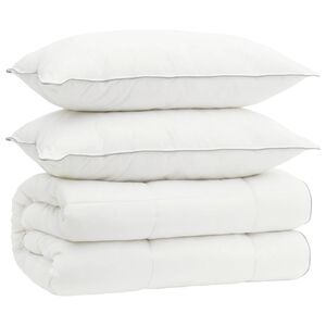 vidaXL Set odeje in blazine 3 kos 200x200 cm 4 letni časi 140+220 GSM