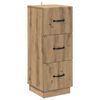 vidaXL Predalna omara 33 x 34,5 x 87 cm Inženirski les Artisan hrast