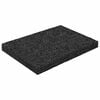 vidaXL Tlak za patio iz gumijskega granulata Črna 6 x 9 x 0,8 cm Guma