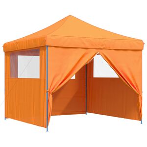 vidaXL Zabavni &scaron;otor 292 x 292 x 315 cm Oranžna Oxford tkanina