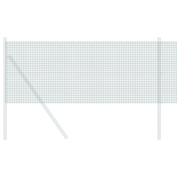 vidaXL Ograja z varjeno žico Zelena 0.6 x 100 m Jeklo