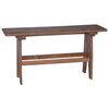 vidaXL klop Naravna 100 x 30 x 51 cm Trden predelan les