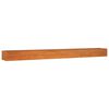 vidaXL Vrtna visoka greda rusty 600x80x45 cm corten jeklo
