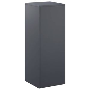 vidaXL Stojalo za rastline Antracit 30 x 30 x 80 cm Nerjaveče jeklo