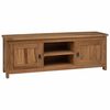 vidaXL TV omarica 110 x 30 x 40 cm Naravna Trden tikov les