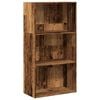 vidaXL Knjižna omara starinski les 60x30x114 cm inženirski les