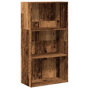 vidaXL Knjižna omara starinski les 60x30x114 cm inženirski les