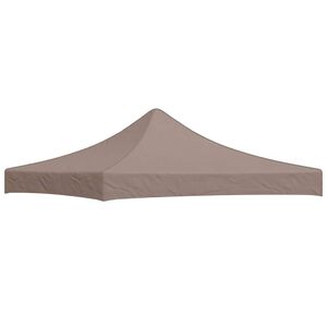 vidaXL Streha za vrtni &scaron;otor 3x3 m taupe 270 g/m&sup2;
