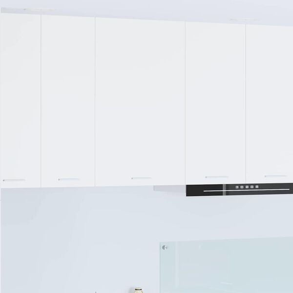 vidaXL Viseča omarica Riga Bela 50 x 31 x 80 cm Konstruiran les