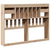 vidaXL Vzglavje s policami 160 cm trdna borovina