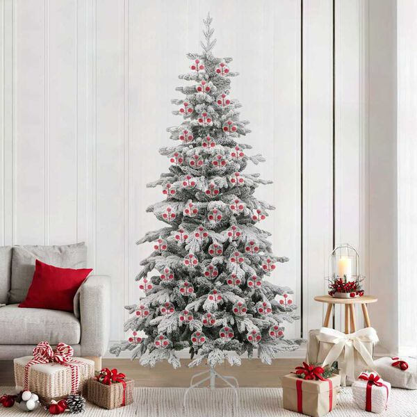 vidaXL Set božičnih okraskov 100 pcs Transparentno &Oslash; 10 cm