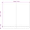 vidaXL Avtomatsko zložljiva tenda z LED rjava 300x250 cm