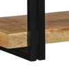 vidaXL Stenska polica 70x33x35 cm Masivni surovi les Mango