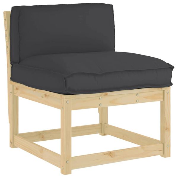 vidaXL Blazina Črna 80 x 40 x 12 cm Oxford tkanina