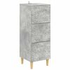 vidaXL Predalna omara Betonsko siva 33 x 34,5 x 90 cm Inženirski les