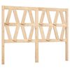 vidaXL Posteljno vzglavje 126x4x100 cm trdna borovina