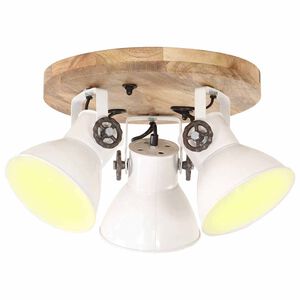 vidaXL Industrijska stropna svetilka 25 W bela 42x27 cm E27