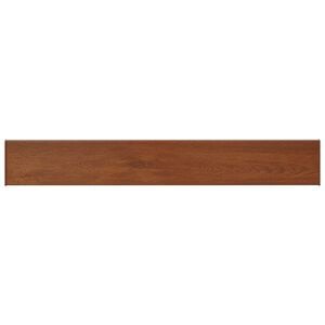 vidaXL Okenski nadstre&scaron;ek Rjav les 140 x 20 x 4,5 cm PVC
