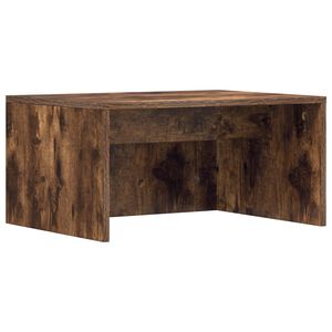 vidaXL Stenska miza Dimljeni oreh Inženirski les 60 x 45 x 30 cm