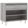 vidaXL Omarica za čevlje siva sonoma 70x36x60 cm inženirski les