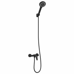 vidaXL Komplet tu&scaron; glav Črna G 1 / 2 palca Medenina