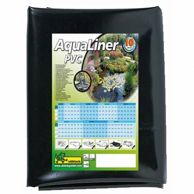 Ubbink Podloga za ribnik AquaLiner PVC 6x4 m črna