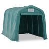 vidaXL Garažni &scaron;otor PVC 2,4x3,6 m zelen