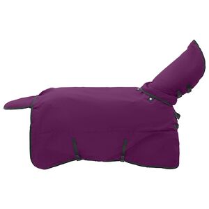 vidaXL Konjski pla&scaron;č Polno vijolična 75 cm Poliester