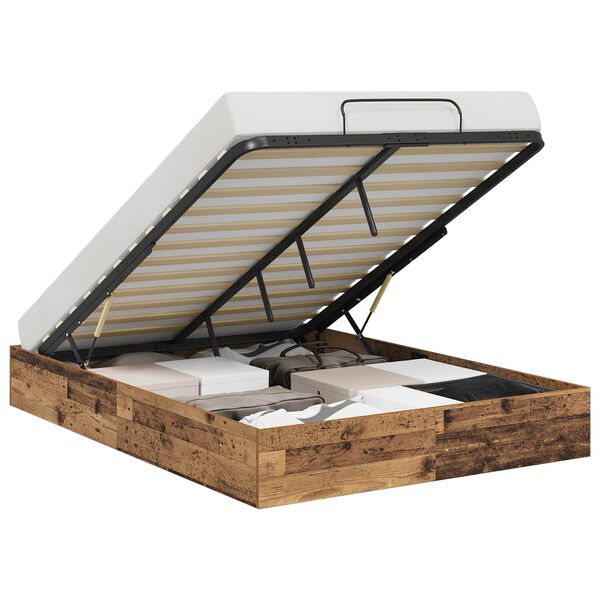 vidaXL Ottomanska postelja Star les 193 x 120 x 25 cm Iverna plo&scaron;ča