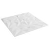 vidaXL Stenske plo&scaron;če 24 pcs Bela 50 x 50 cm XPS Pena