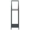 vidaXL Stojalo za drva antracit 60x25x90 cm hladno valjano jeklo