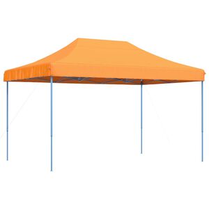 vidaXL Zložljivi pop-up &scaron;otor za zabave oranžna 440x292x315 cm