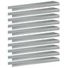 vidaXL Pokrivni profil za vrtno obrobo 10 kos 100 x 20 x 5 cm