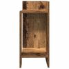 vidaXL Stranska mizica s polico Old Wood 25,5x27x60 cm