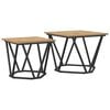 vidaXL Komplet stranskih mizic 2 pcs Umetni hrast 50 x 50 x 40 cm