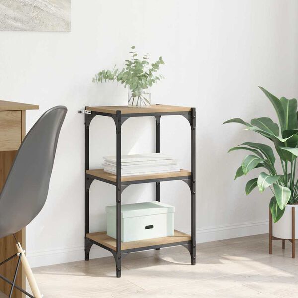 vidaXL Knjigovni omar artisan hrast 40 x 33 x 70,5 cm