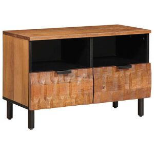 vidaXL TV omarica Acacia rjav fini&scaron; 70 x 33 x 46 cm Masiven les manga