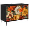 vidaXL TV omarica GENNEP 69 x 33 x 50,5 cm Črni hrast Inženirski les