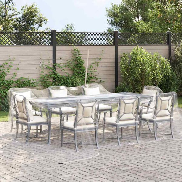 vidaXL Prozorna ponjava z u&scaron;esi 5x6 m PVC