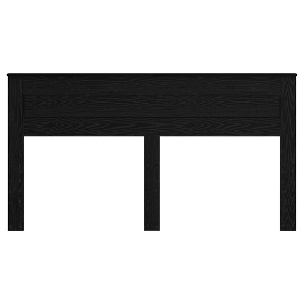 vidaXL Vzglavje Črna Orehovina 200 cm Konstruiran les