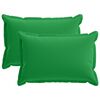vidaXL Prevleka za blazino 2 kos HOUTEN Zelena 50 x 75 cm Poliester