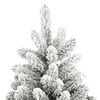 vidaXL Umetna novoletna jelka s snegom 270 cm