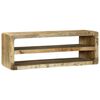 vidaXL TV omarica s polico Rjava 100 x 32 x 36 cm Trden mangov les