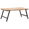vidaXL Jedilna miza 180x90x76 cm trden mangov les