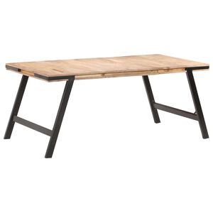 vidaXL Jedilna miza 180x90x76 cm trden mangov les
