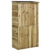 vidaXL Vrtna lopa za orodje impregnirana borovina 85x48x177 cm