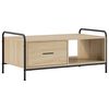 vidaXL Klubska miza Sonoma hrast 90 x 49 x 41 cm Inženirski les