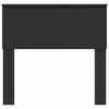 vidaXL Vzglavje Črna Orehovina 90 cm Konstruiran les
