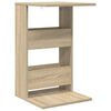 vidaXL Stranska miza Sonoma hrast 40 x 35 x 60,5 cm Inženirski les